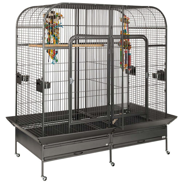 Large Parrot Cage with Divider