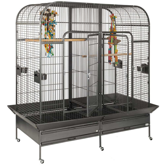 Large Parrot Cage with Divider