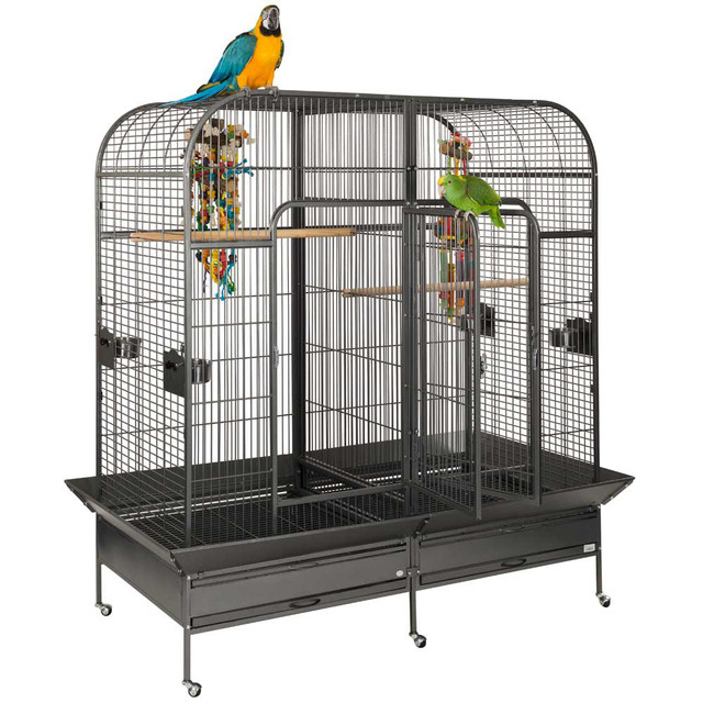 Large Parrot Cage with Divider